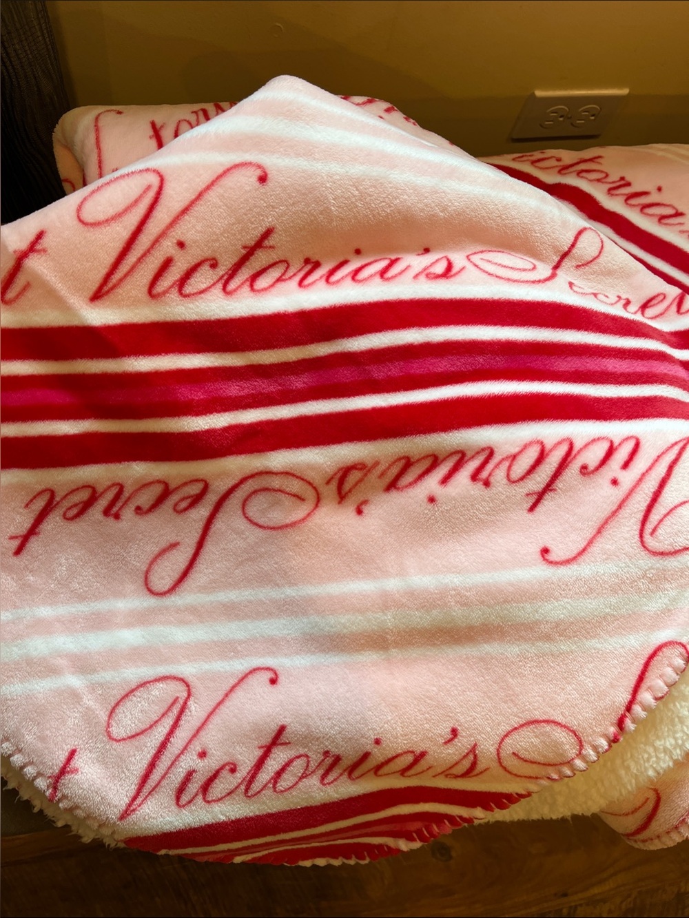 Victoria's Secret Plush Sherpa Throw